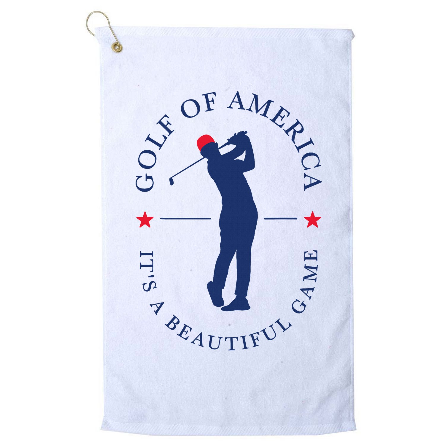 Golf Of Us America Funny Elegant Sports Outfit For Golfers Golf Towel