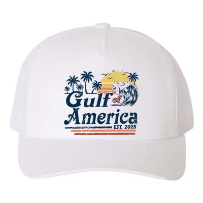 Gulf Of US America Est 2025 Retro Vintage Beach  Yupoong Adult 5-Panel Trucker Hat
