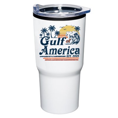 Gulf Of US America Est 2025 Retro Vintage Beach  Tumbler