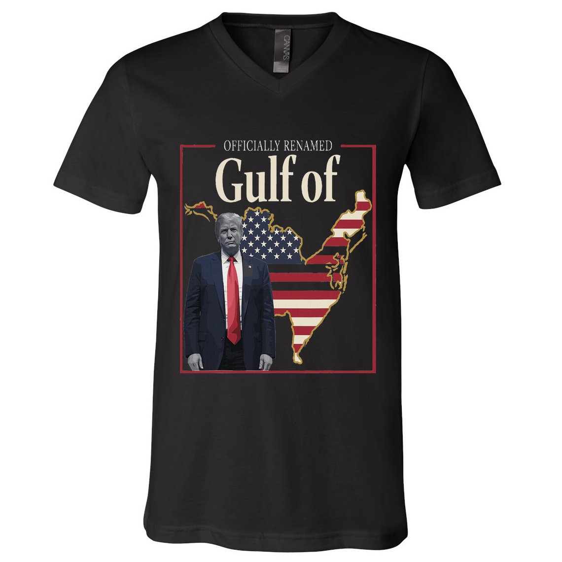 Gulf Of United States Of America V-Neck T-Shirt