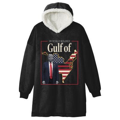 Gulf Of United States Of America Hooded Wearable Blanket