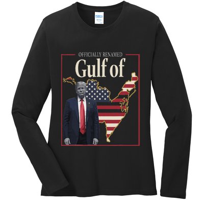Gulf Of United States Of America Ladies Long Sleeve Shirt