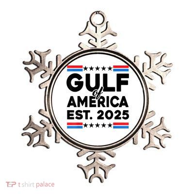 Gulf Of Us America Gulf Of Mexico 2025 Metallic Star Ornament
