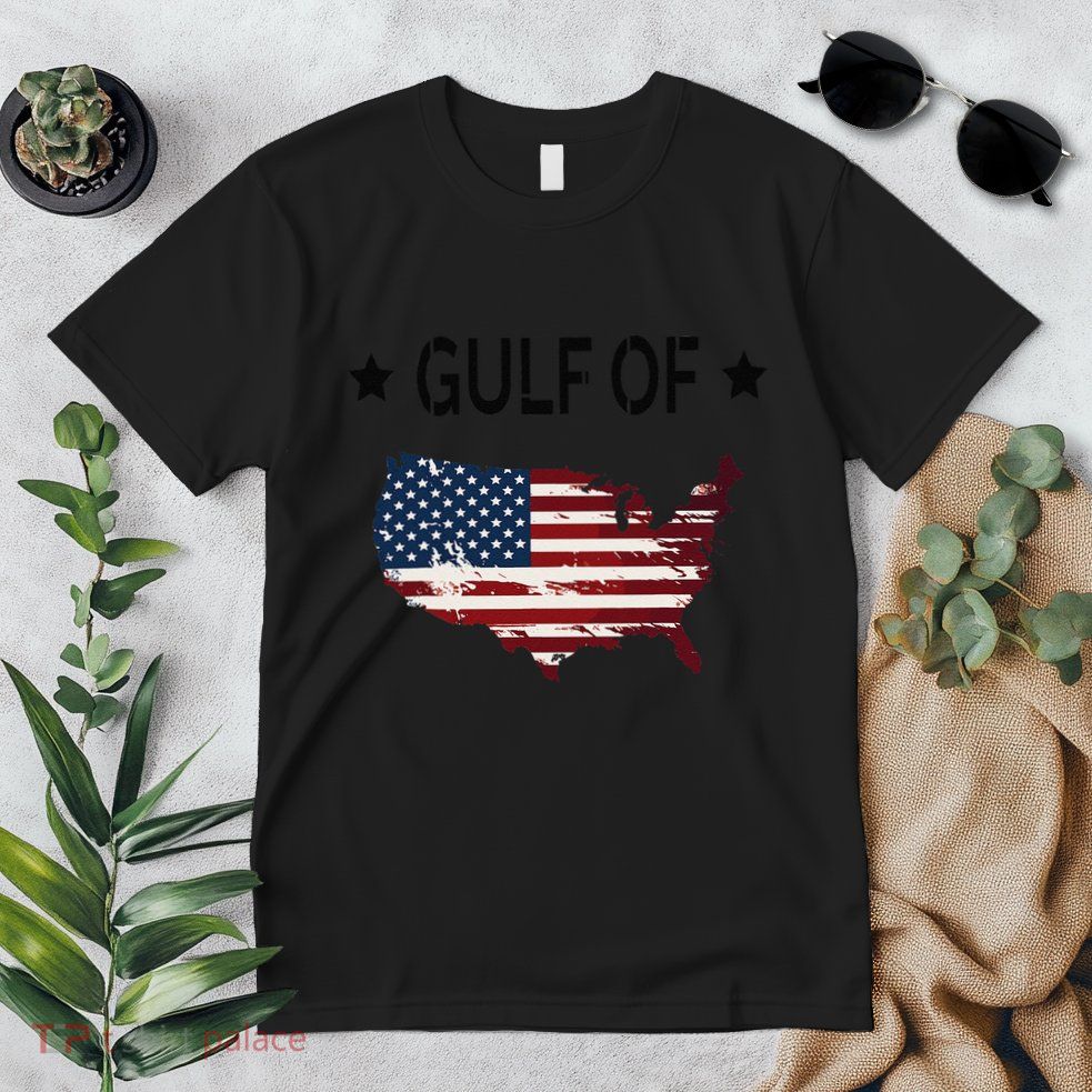 Gulf Of Usa America Funny Usa Flag Donald Trump Premium T-Shirt