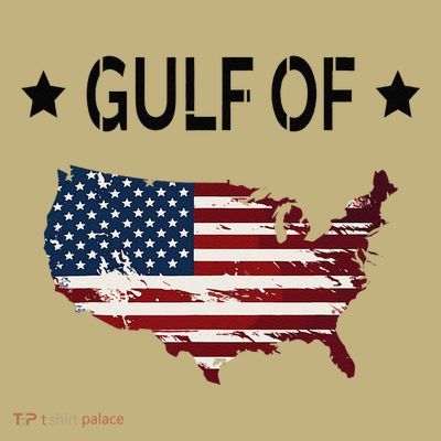 Gulf Of Usa America Funny Usa Flag Donald Trump T-Shirt