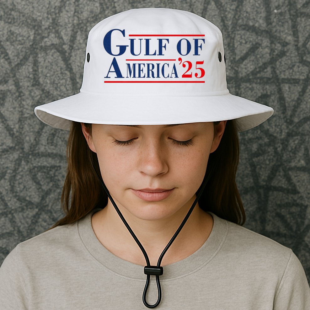Gulf Of Usa America Funny Gulf Of Mexico Usa 2025 Bucket Hat