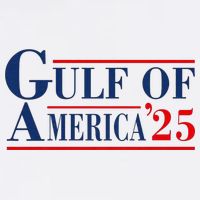 Gulf Of Usa America Funny Gulf Of Mexico Usa 2025 Flat Bill Trucker Hat