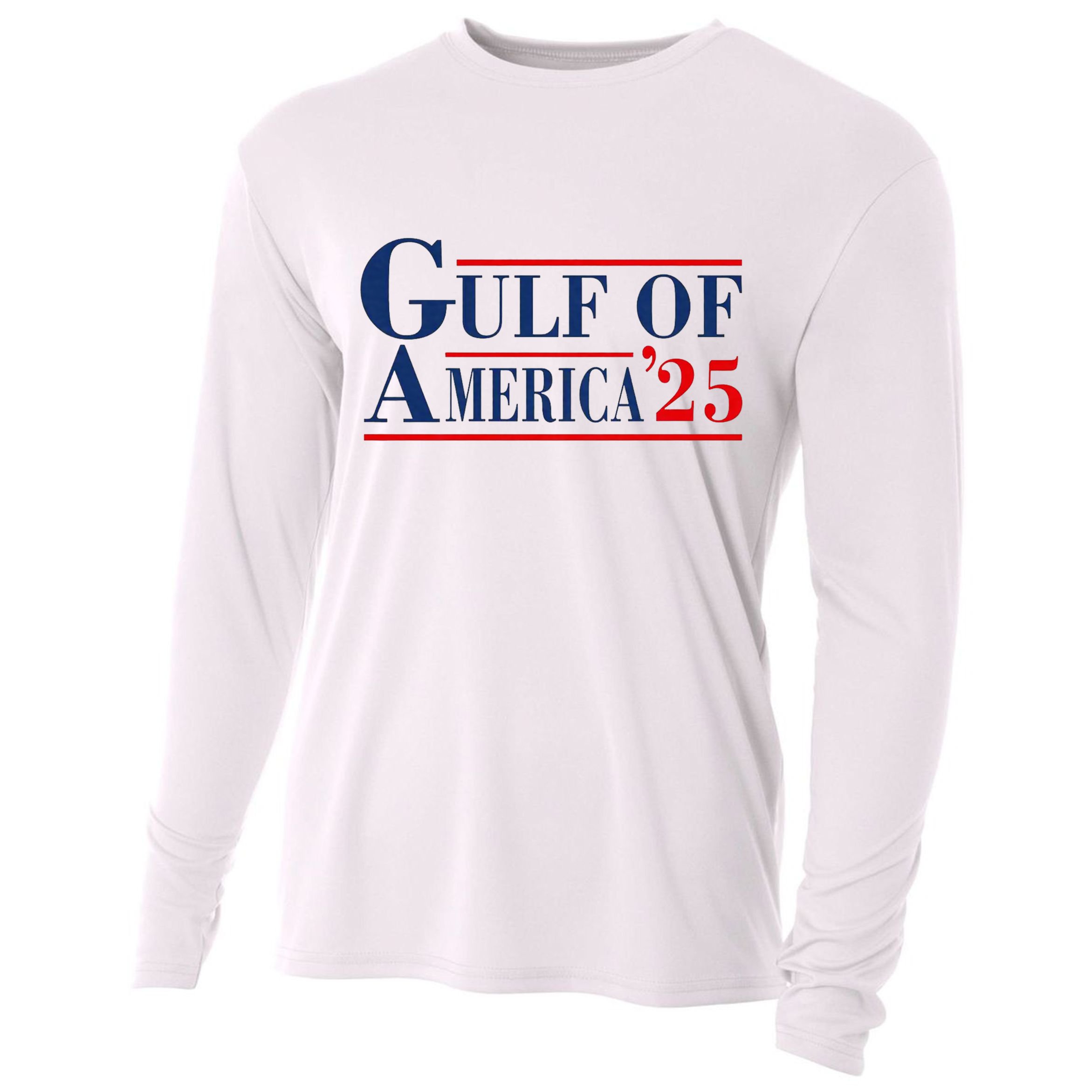 Gulf Of Usa America Funny Gulf Of Mexico Usa 2025 Cooling Performance Long Sleeve Crew