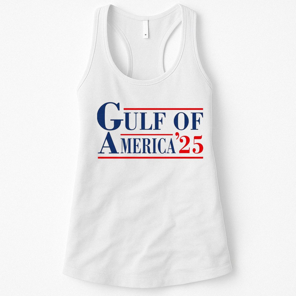 Gulf Of Usa America Funny Gulf Of Mexico Usa 2025 Womens Tank Top