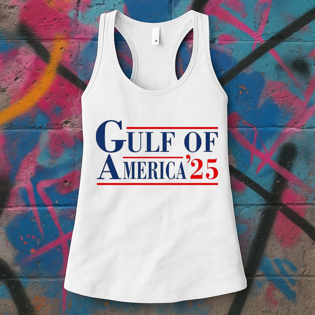 Gulf Of Usa America Funny Gulf Of Mexico Usa 2025 Womens Tank Top