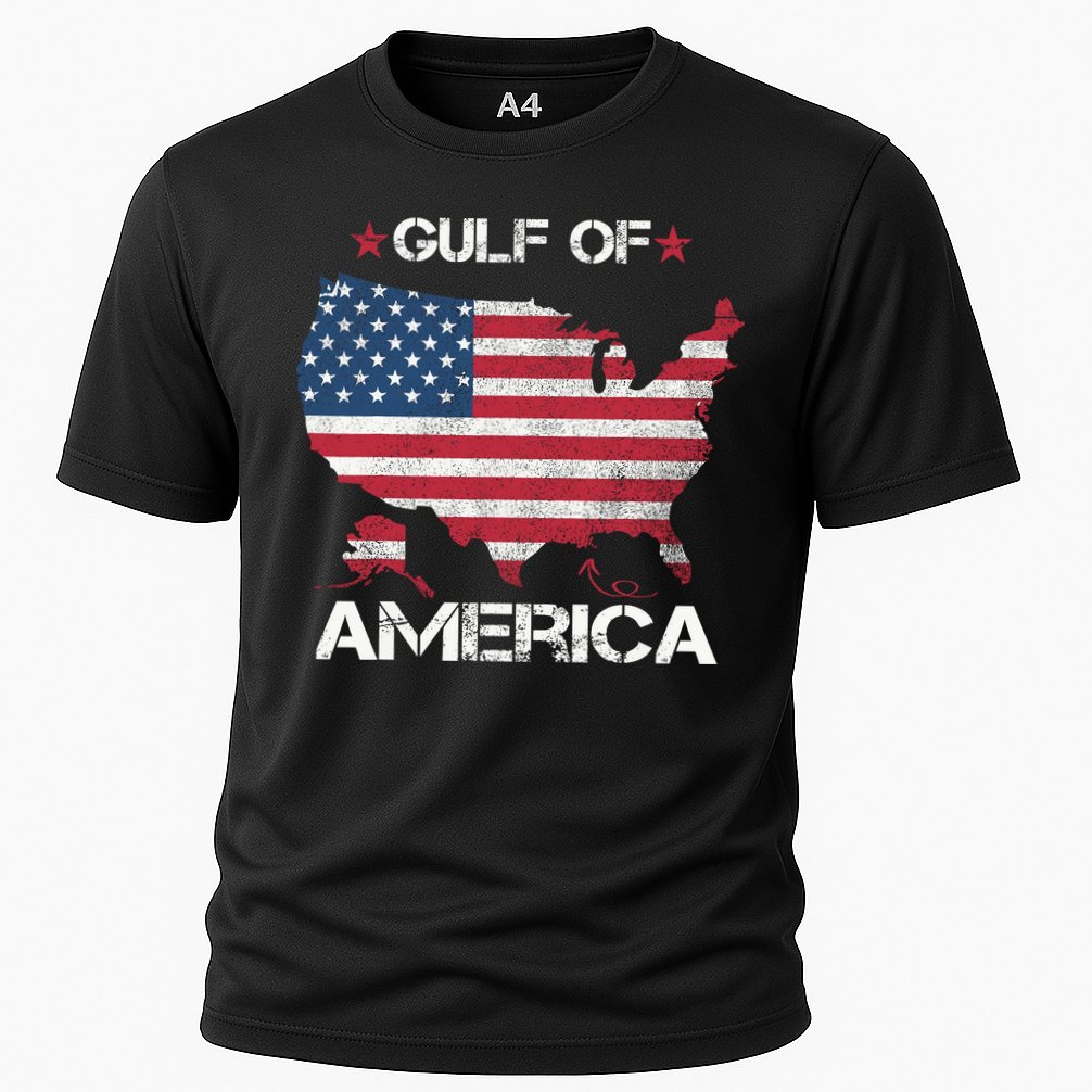 Gulf Of Usa America 2025 AmericaS Gulf Mexico Us Map Cooling Performance Crew T-Shirt