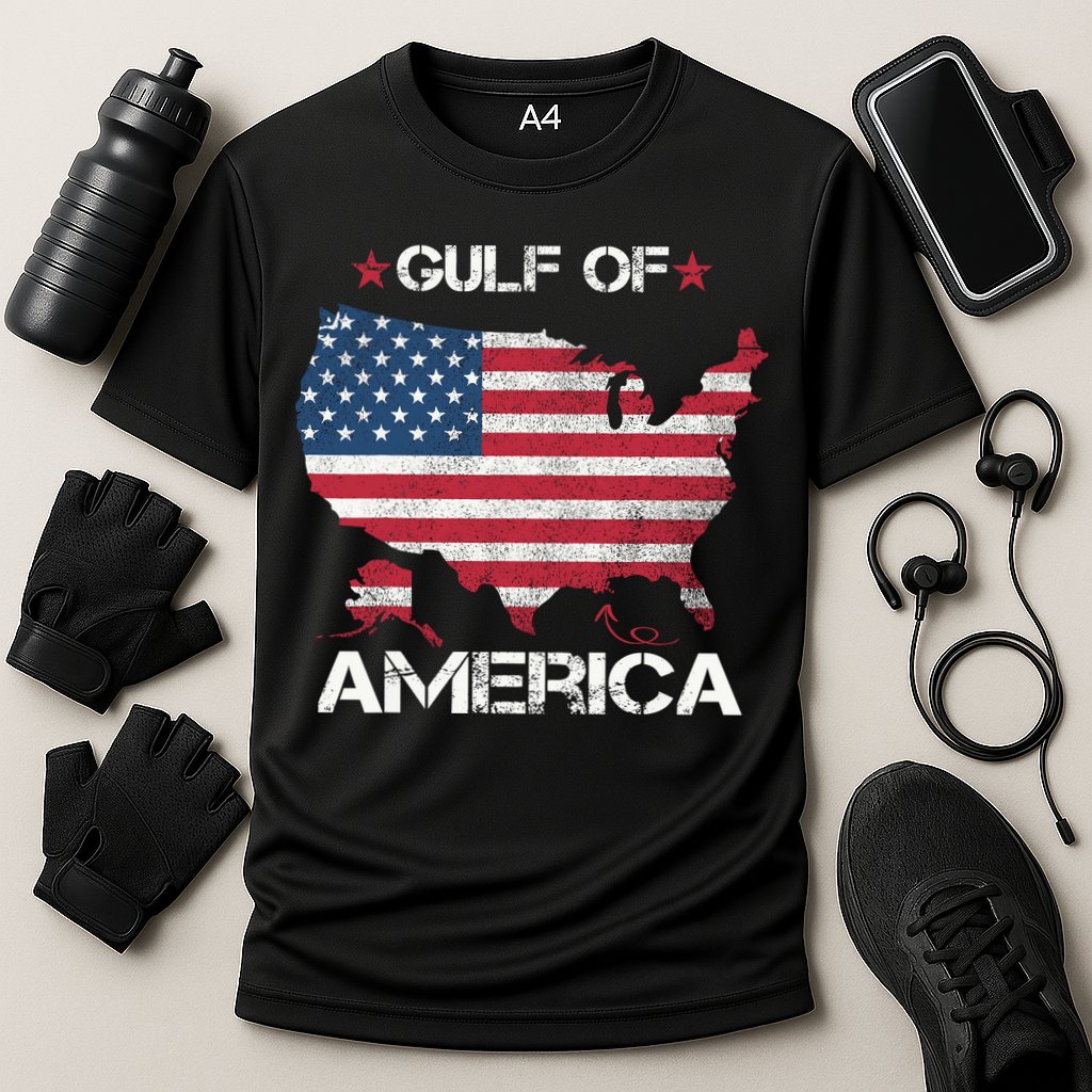 Gulf Of Usa America 2025 AmericaS Gulf Mexico Us Map Cooling Performance Crew T-Shirt