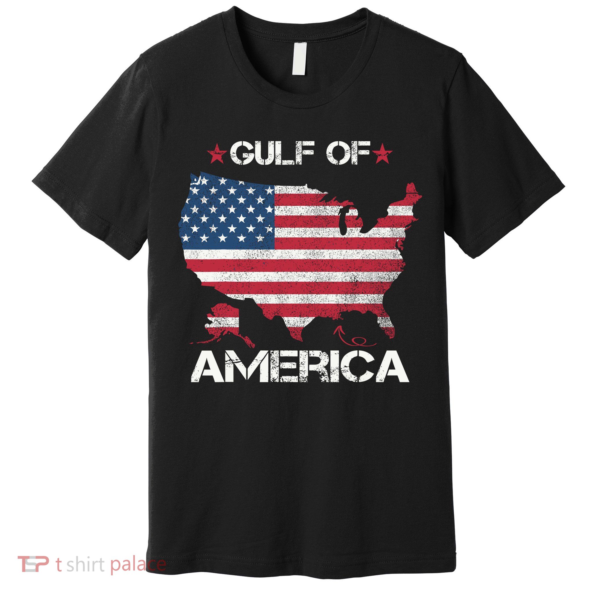 Gulf Of Usa America 2025 AmericaS Gulf Mexico Us Map Premium T-Shirt