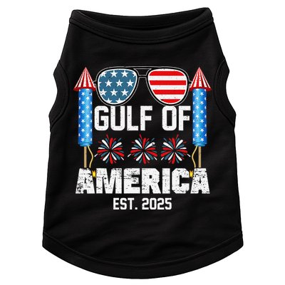 Gulf Of USA America Since 2025 4th Of July Sunglasses Doggie Tank