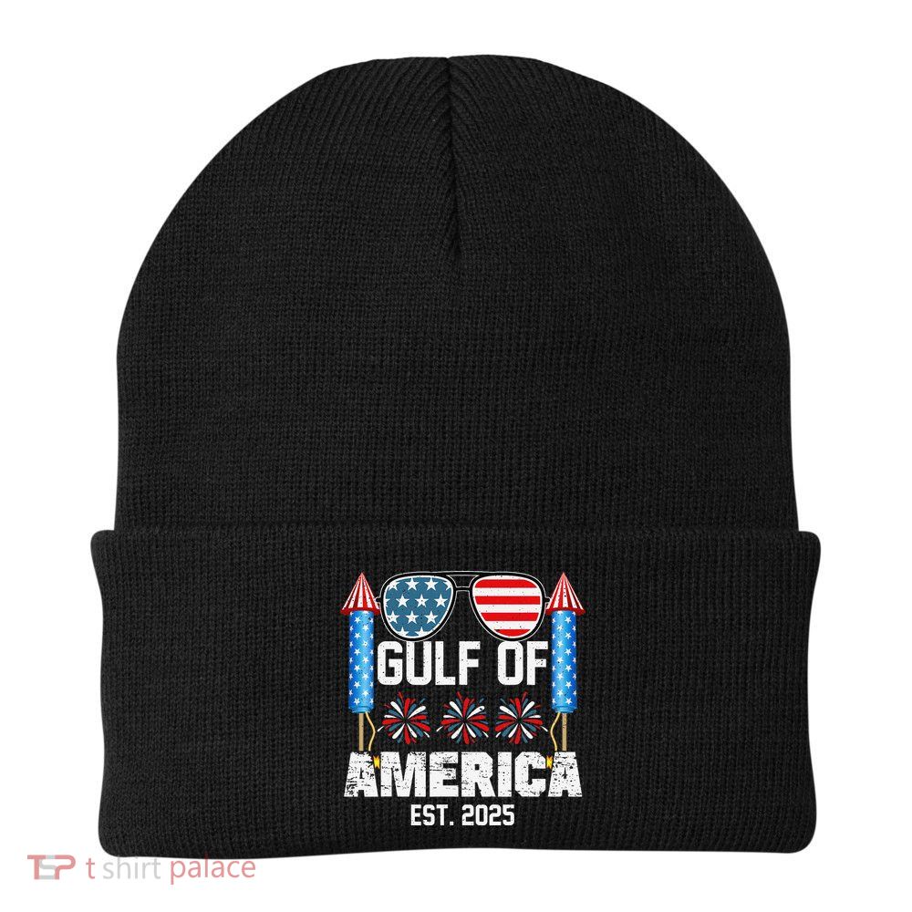 Gulf Of USA America Since 2025 4th Of July Sunglasses Beanie