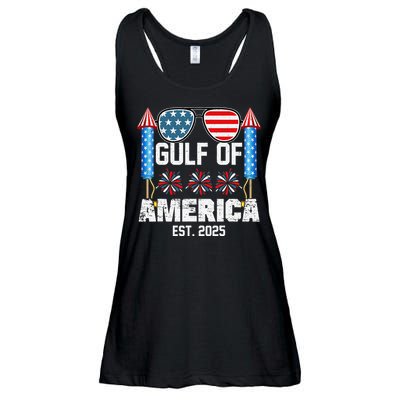 Gulf Of USA America Since 2025 4th Of July Sunglasses Ladies Essential Flowy Tank