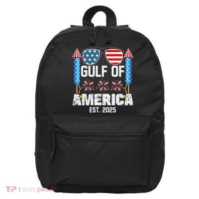 Gulf Of USA America Since 2025 4th Of July Sunglasses 16 in Basic Backpack