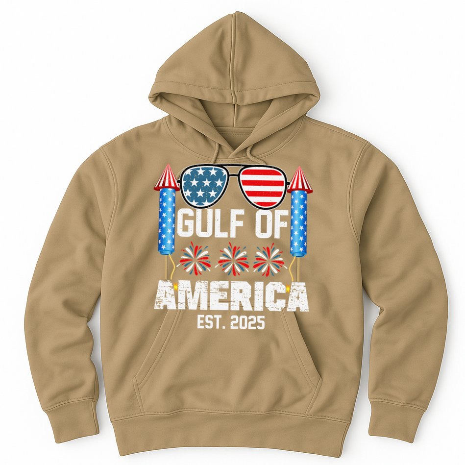 Gulf Of USA America Since 2025 4th Of July Sunglasses Hoodie