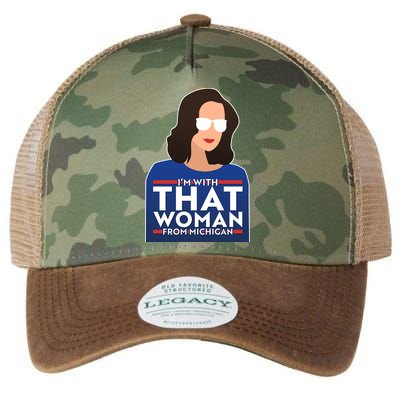 Gov Whitmer I'm With That Woman From Michigan Legacy Tie Dye Trucker Hat