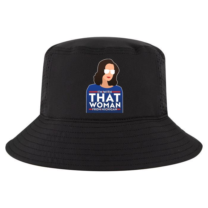 Gov Whitmer I'm With That Woman From Michigan Cool Comfort Performance Bucket Hat