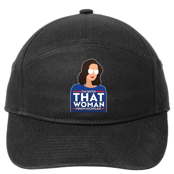Gov Whitmer I'm With That Woman From Michigan 7-Panel Snapback Hat
