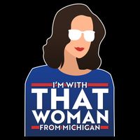 Gov Whitmer I'm With That Woman From Michigan 7-Panel Snapback Hat