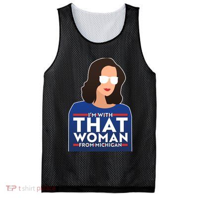Gov Whitmer I'm With That Woman From Michigan Mesh Reversible Basketball Jersey Tank