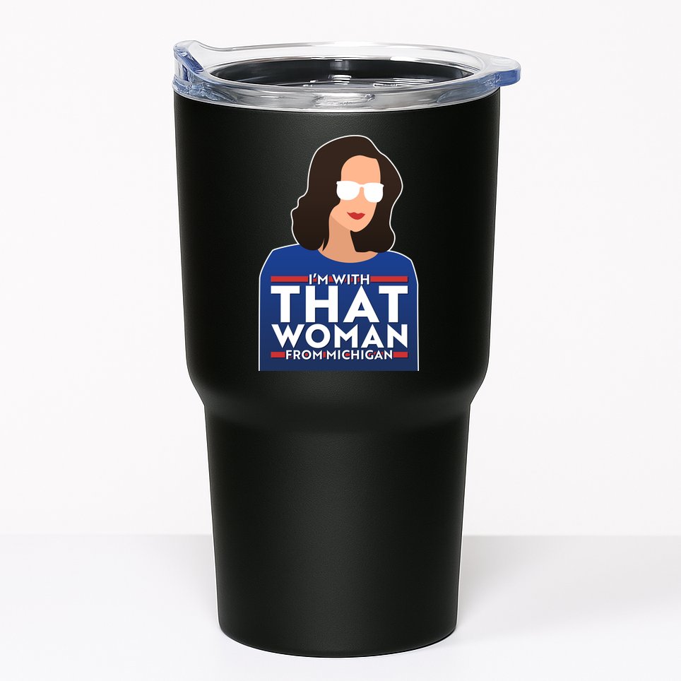 Gov Whitmer I'm With That Woman From Michigan Tumbler