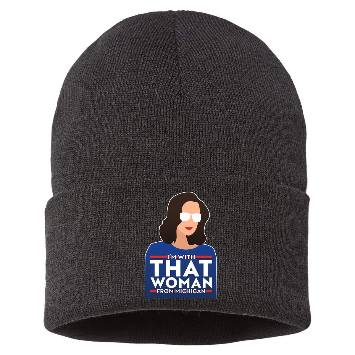 Gov Whitmer I'm With That Woman From Michigan Sustainable Knit Beanie