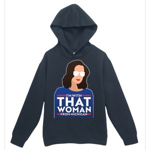 Gov Whitmer I'm With That Woman From Michigan Urban Pullover Hoodie