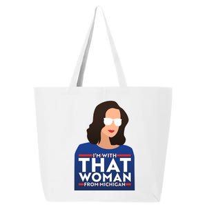 Gov Whitmer I'm With That Woman From Michigan 25L Jumbo Tote