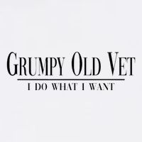 Grumpy Old Vet I Do What I Want Funny Military Veteran Style Flat Bill Trucker Hat