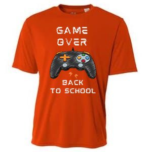 Game OverFunny Video Game Back To School Tee For Gamers Gift Cooling Performance Crew T-Shirt