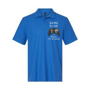 Game OverFunny Video Game Back To School Tee For Gamers Gift Softstyle Adult Sport Polo