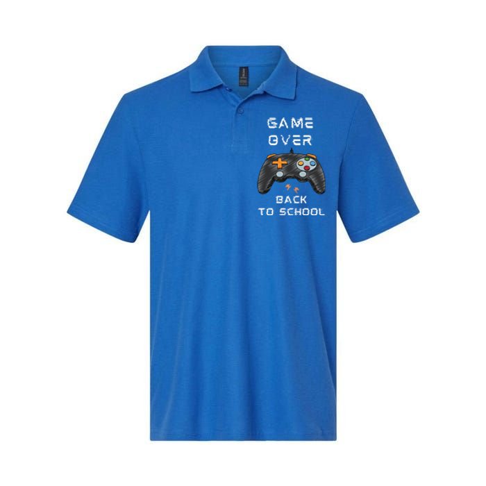 Game OverFunny Video Game Back To School Tee For Gamers Gift Softstyle Adult Sport Polo