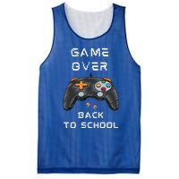 Game OverFunny Video Game Back To School Tee For Gamers Gift Mesh Reversible Basketball Jersey Tank