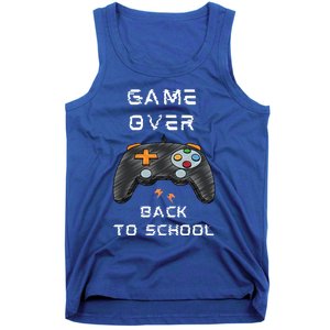 Game OverFunny Video Game Back To School Tee For Gamers Gift Tank Top