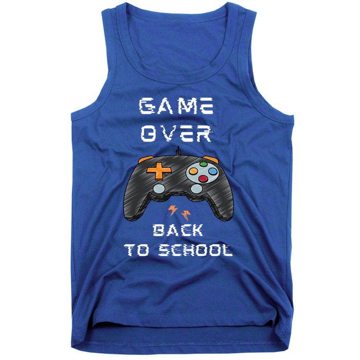 Game OverFunny Video Game Back To School Tee For Gamers Gift Tank Top