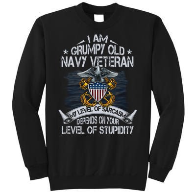 Grumpy Old Veteran Tee Pride Na Vy Sarcasm | Retired Gift Sweatshirt