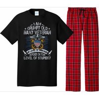 Grumpy Old Veteran Tee Pride Na Vy Sarcasm | Retired Gift Pajama Set