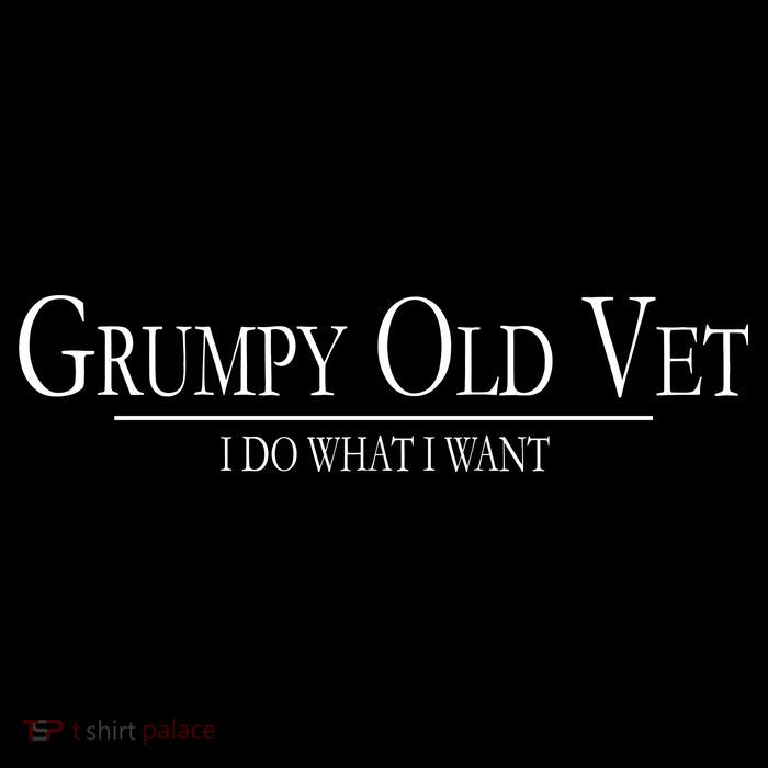 Grumpy Old Vet I Do What I Want Flatbill Hat