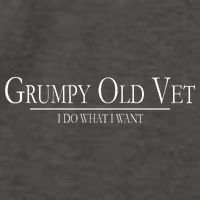 Grumpy Old Vet I Do What I Want Vector Backpack