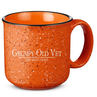 Grumpy Old Vet I Do What I Want 15oz Campfire Ceramic Mug