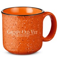 Grumpy Old Vet I Do What I Want 15oz Campfire Ceramic Mug