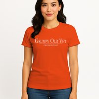 Grumpy Old Vet I Do What I Want Womens T-Shirt