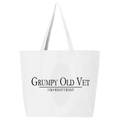 Grumpy Old Vet I Do What I Want 25L Jumbo Tote