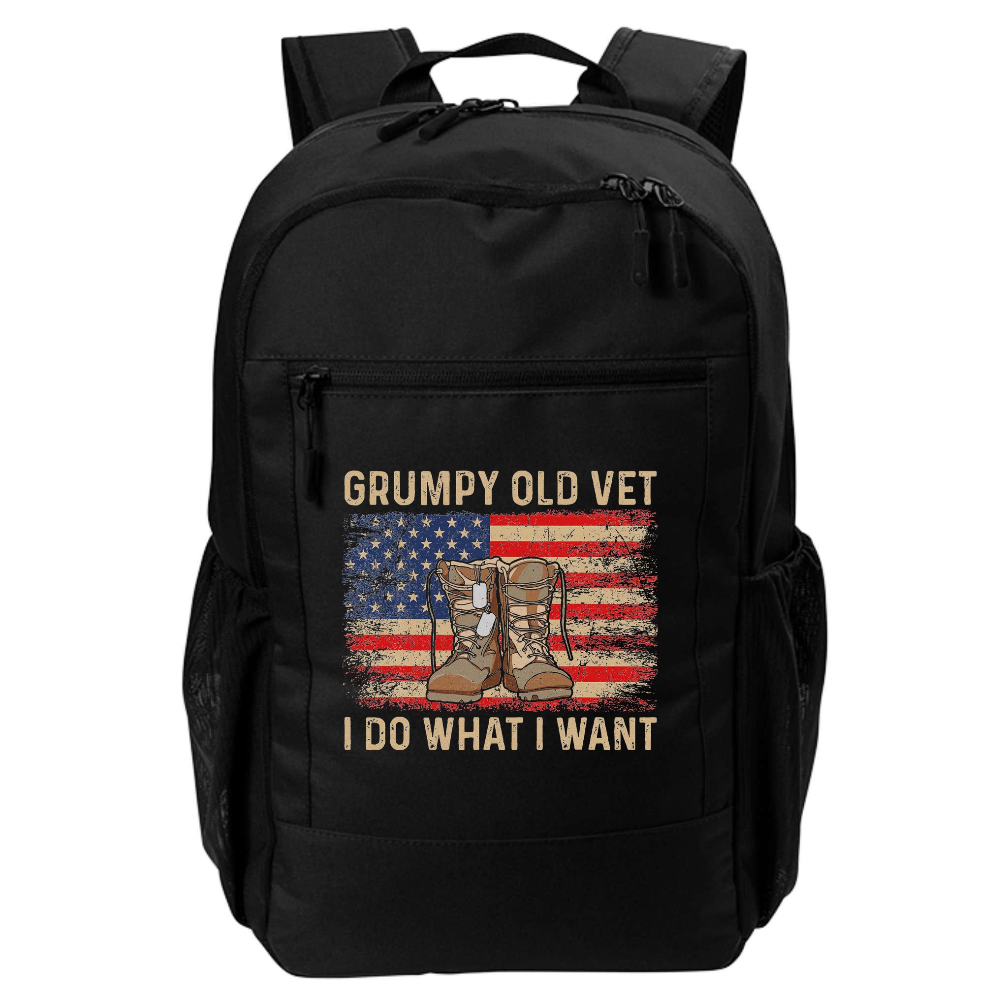 Grumpy Old Vet I Do What I Want Backpack