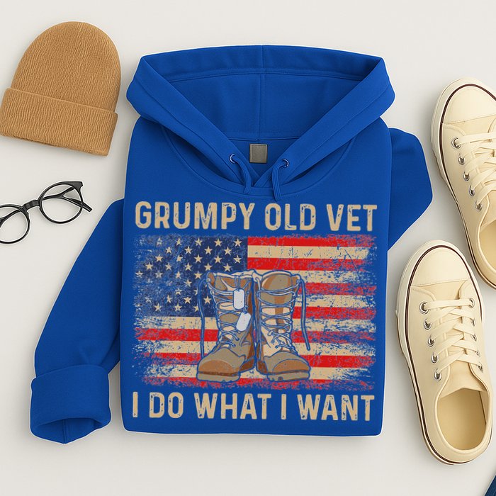Grumpy Old Vet I Do What I Want Hoodie