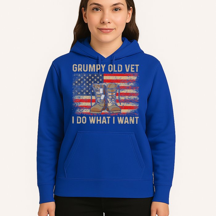 Grumpy Old Vet I Do What I Want Hoodie