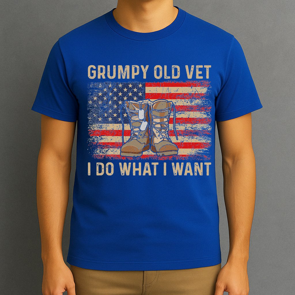 Grumpy Old Vet I Do What I Want T-Shirt
